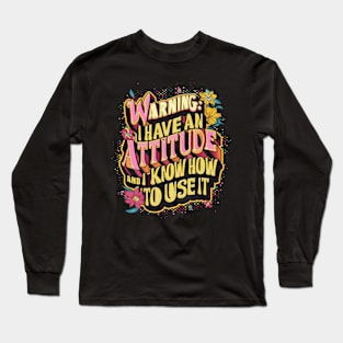 Sarcasm in Bloom Long Sleeve T-Shirt